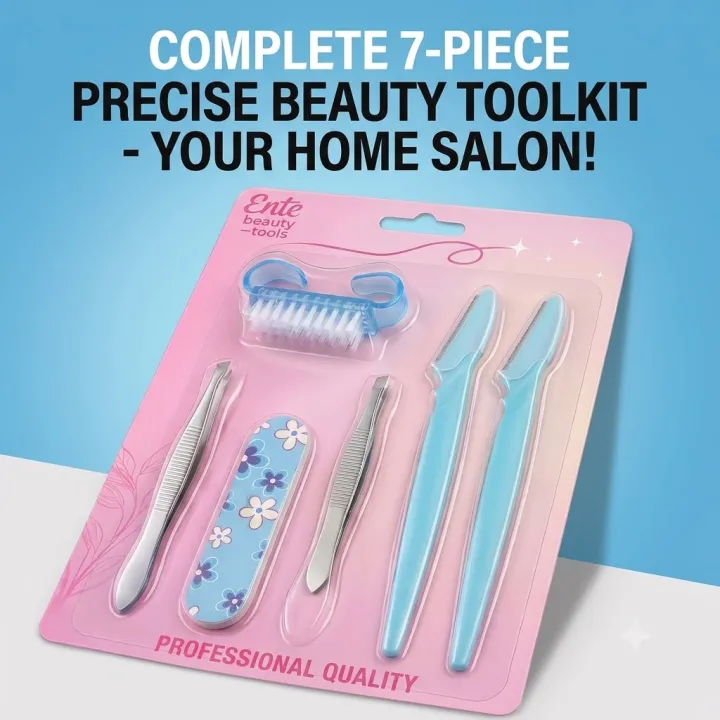 [eyebrow-set] Eyebrow Razor Set for Women, Facial Hair Remover Kit, Upper Lip Hair Remover, Eyebrow Shaper, Face Razor, Eyebrow Trimmer, Tweezer Set, Facial Grooming Tools for Girls & Women